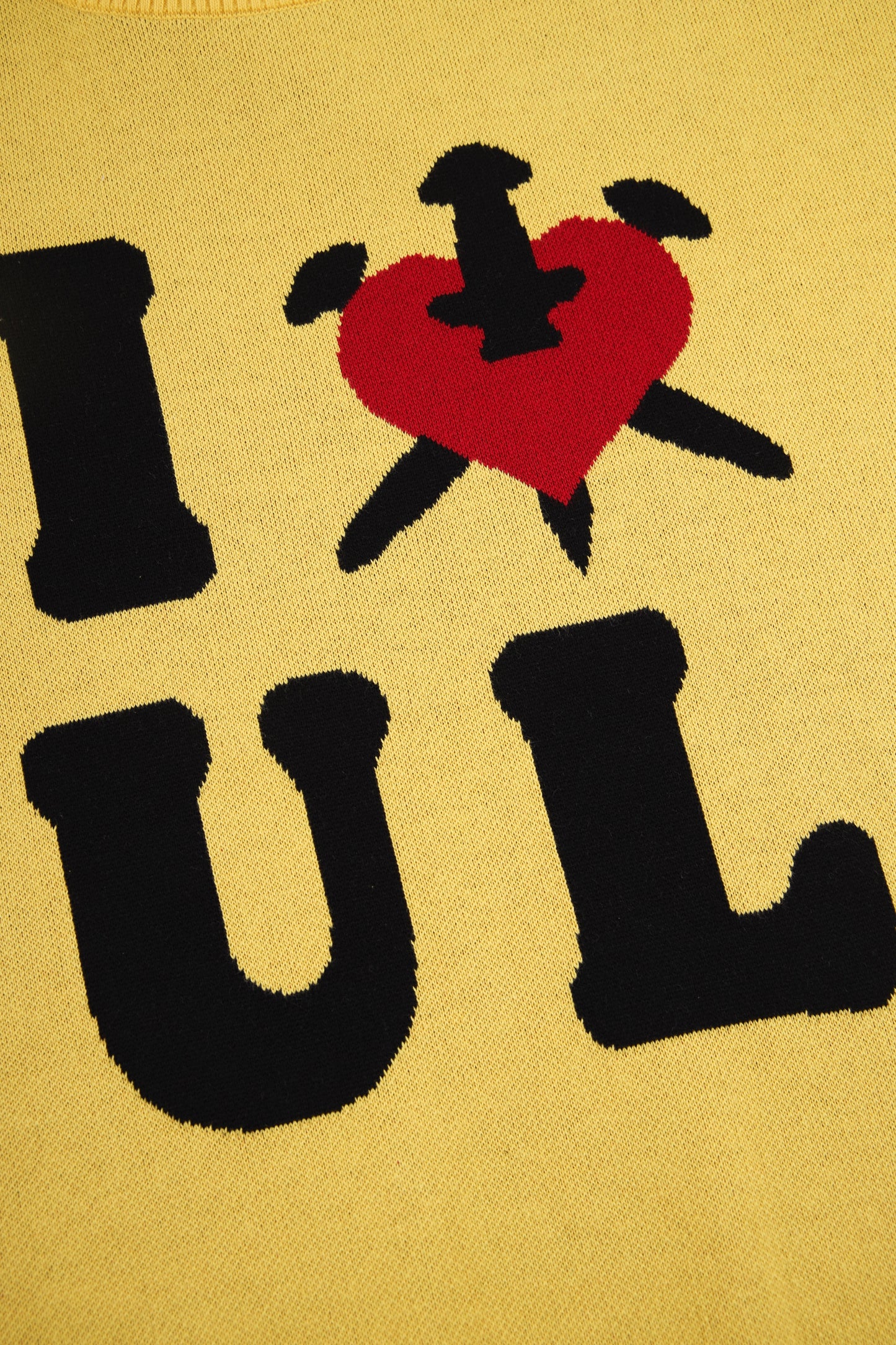 YELLOW I <3 UL KNIT