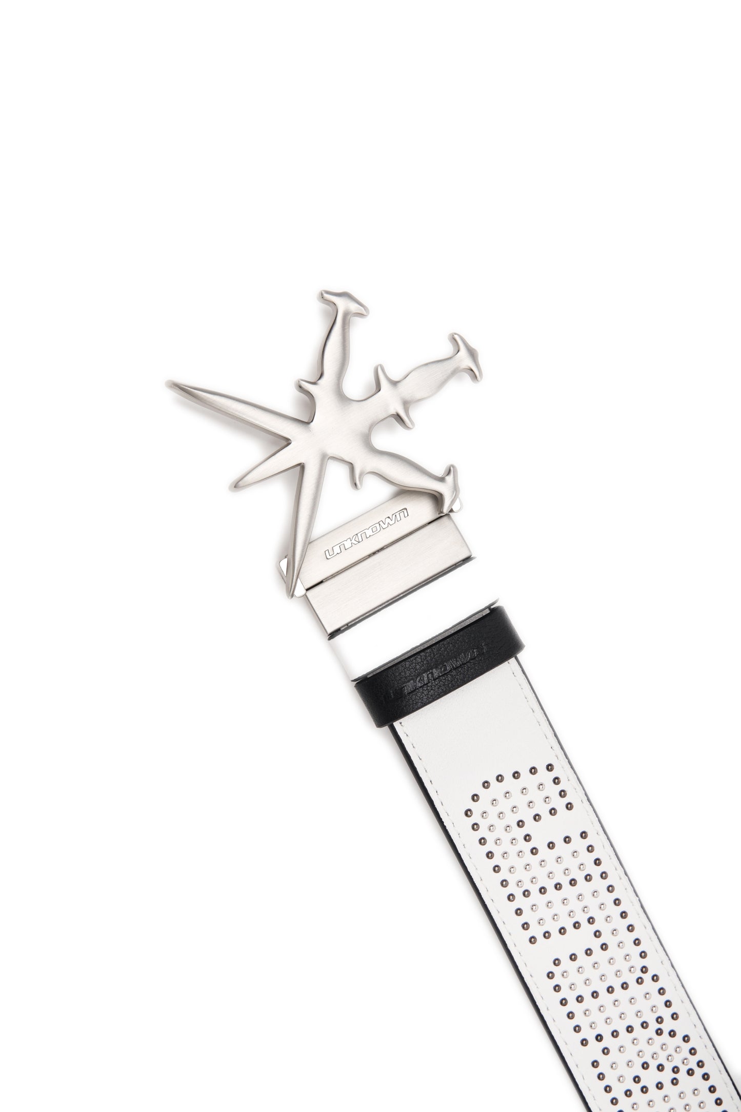 REVERSIBLE STUD LOGO BELT