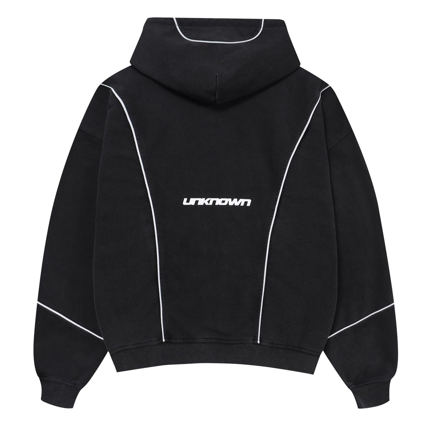 SAMPLE SPORT PIPING HOODIE - BLACK