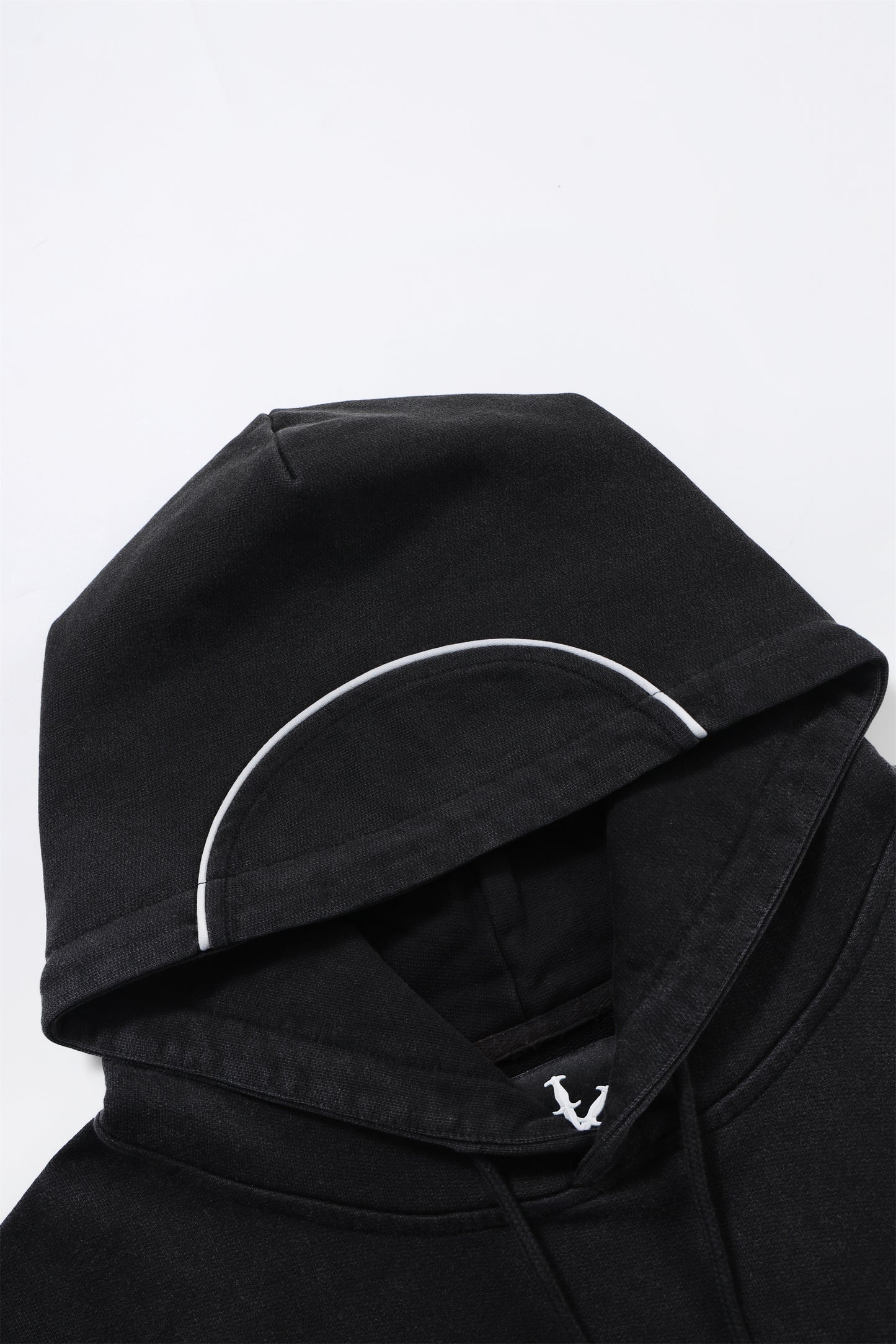SAMPLE SPORT PIPING HOODIE - BLACK