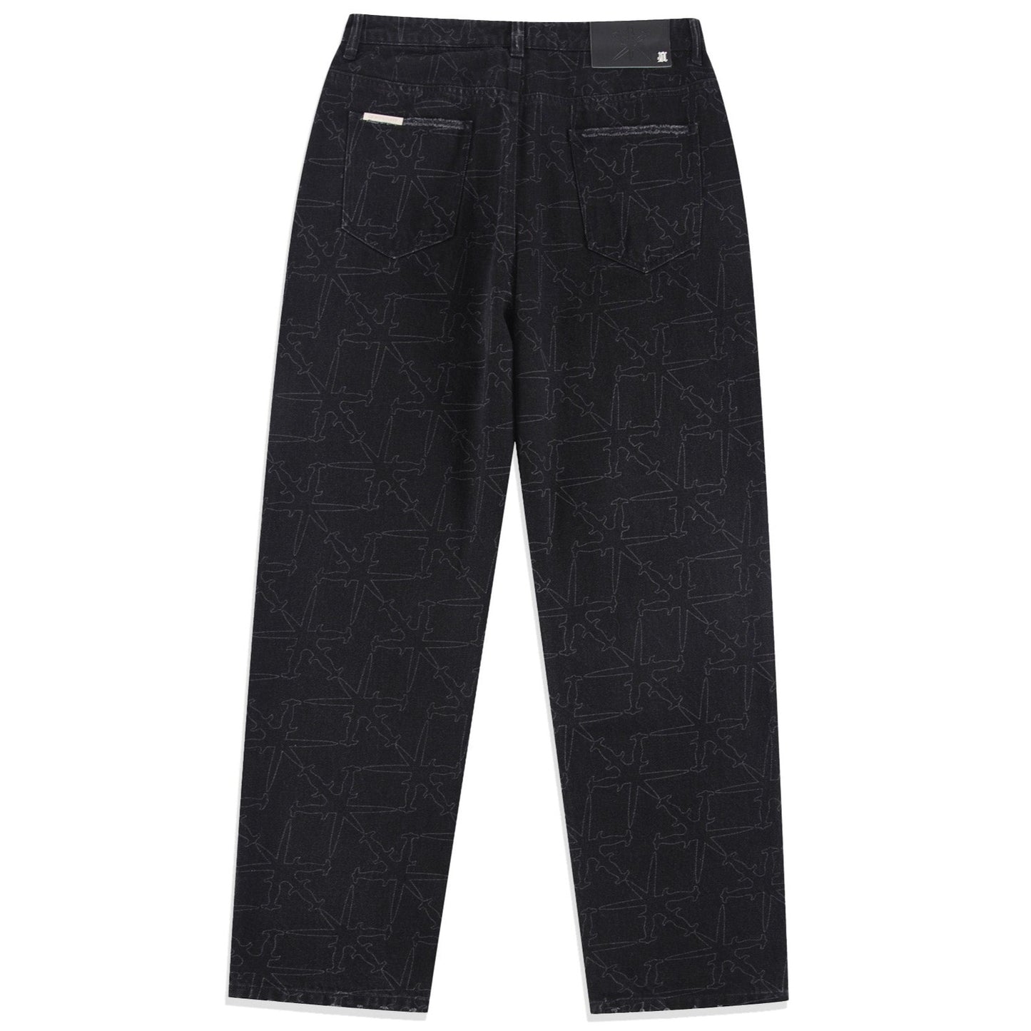MONOGRAM DENIM JEANS