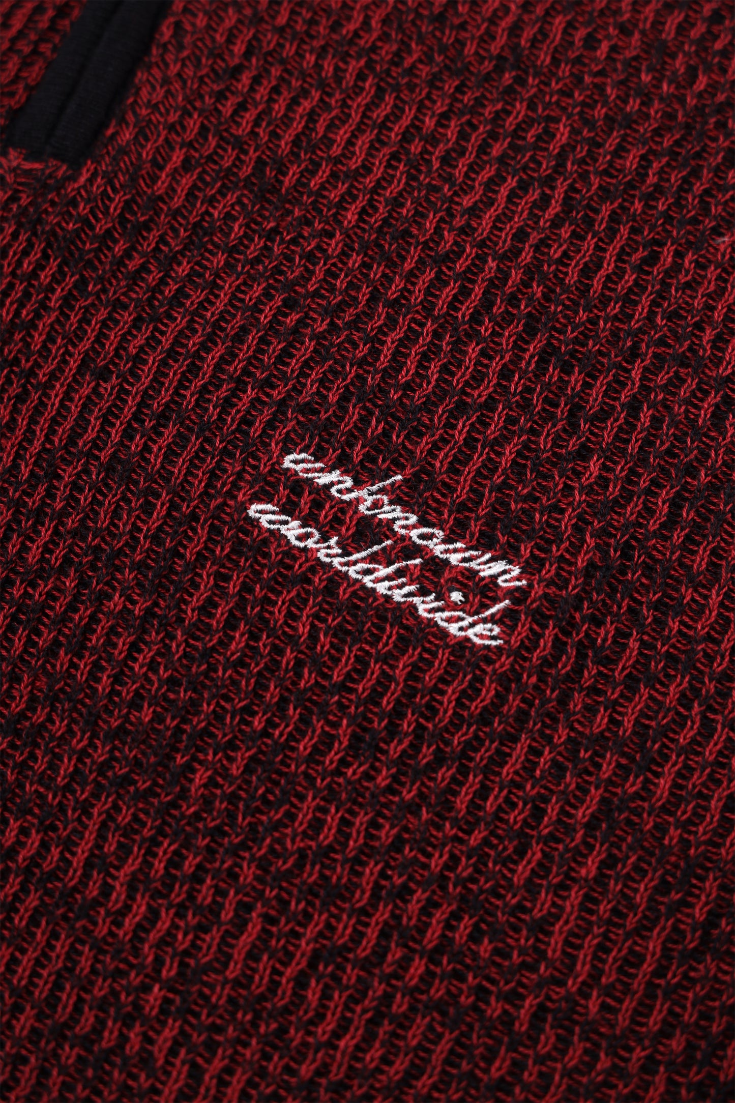 SAMPLE HALF ZIP KNIT POLO