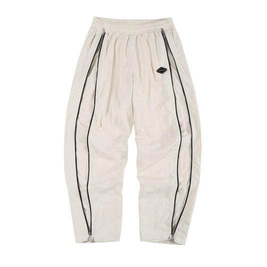 OFF WHITE ZIP TRACK PANTS