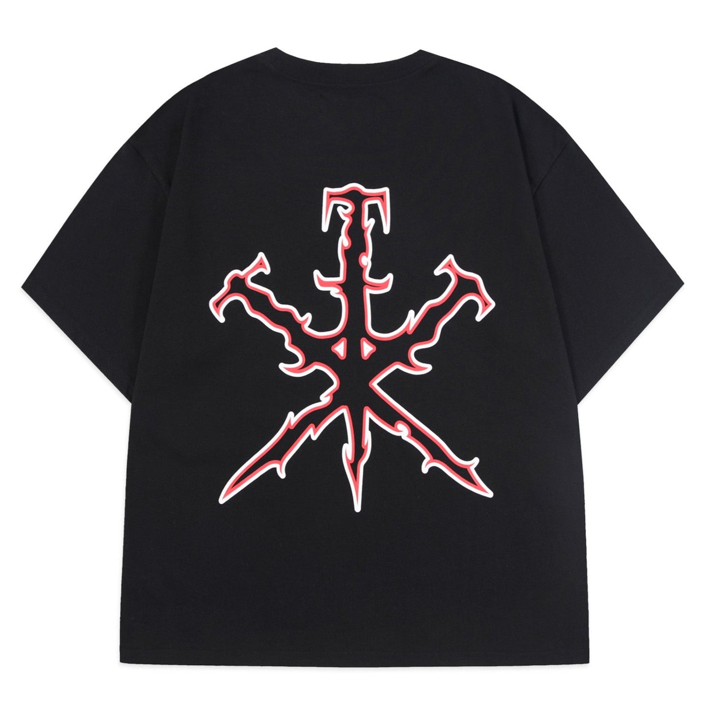 BLACK TRIBAL DAGGER TEE