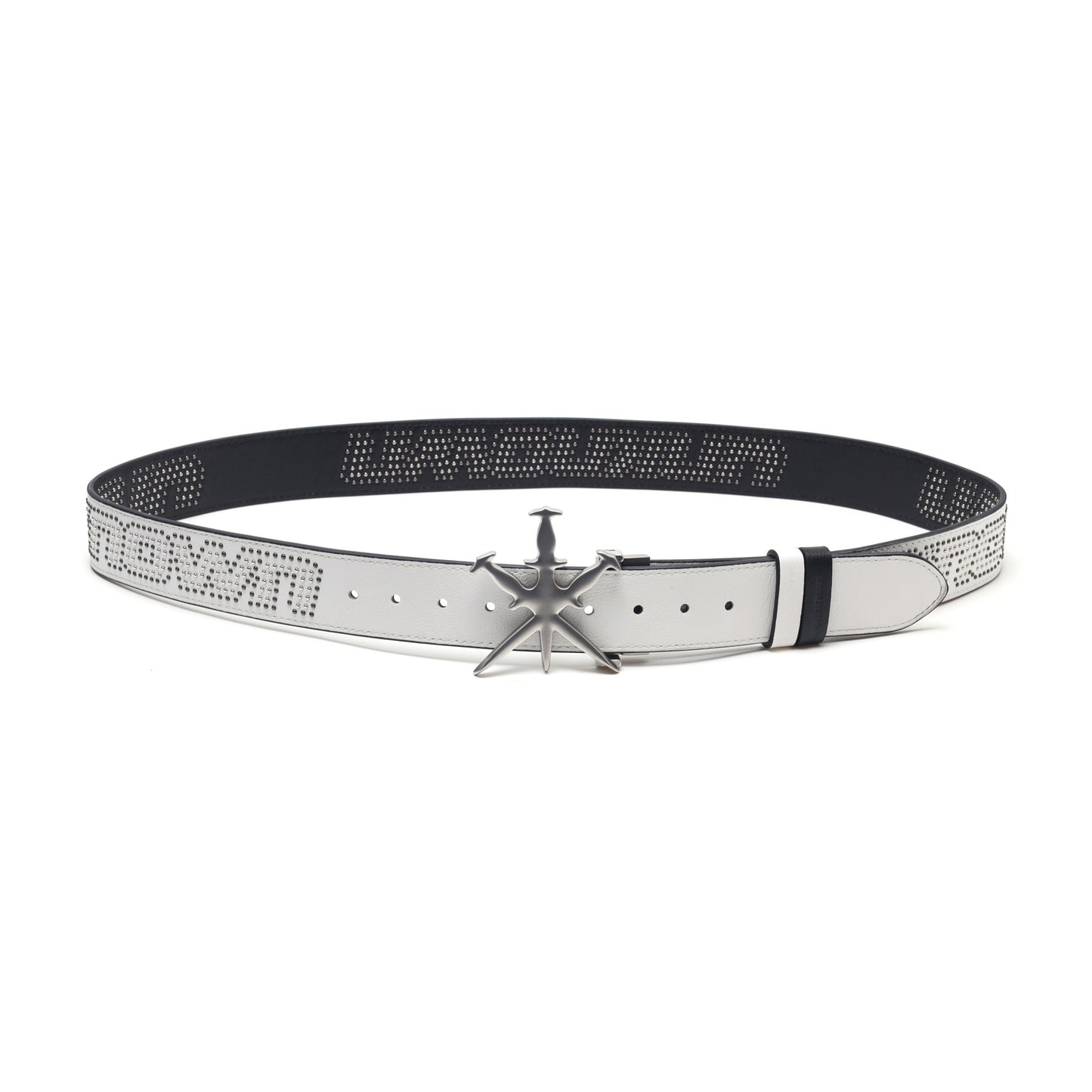 REVERSIBLE STUD LOGO BELT