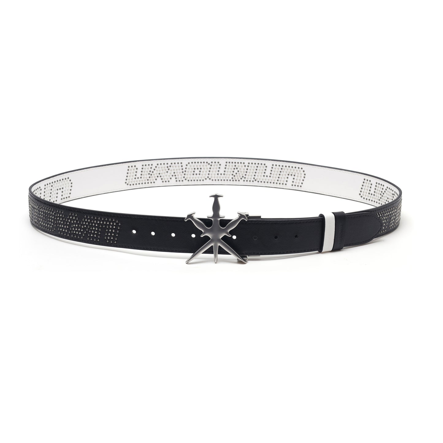 REVERSIBLE STUD LOGO BELT