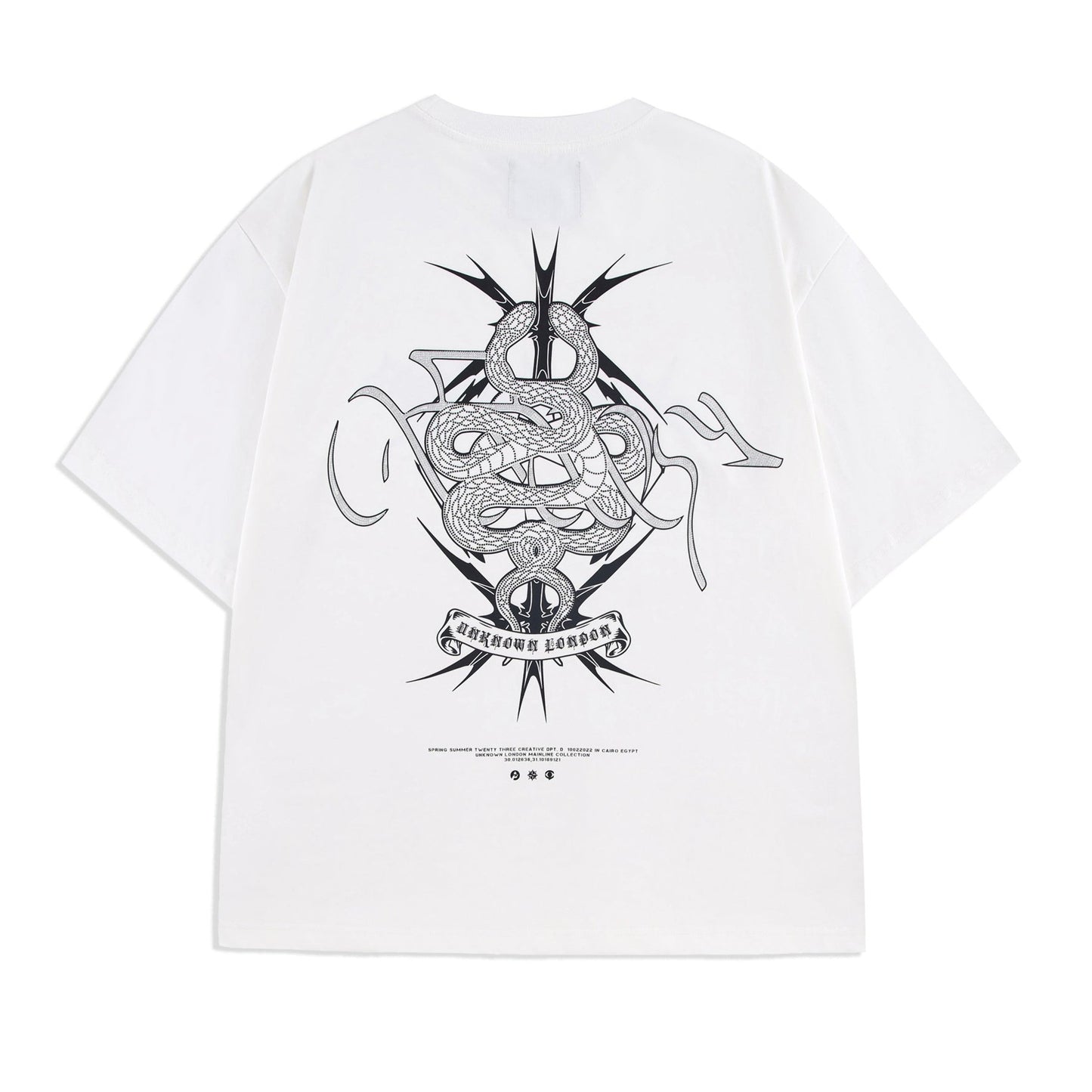 RHINESTONE SNAKE TEE
