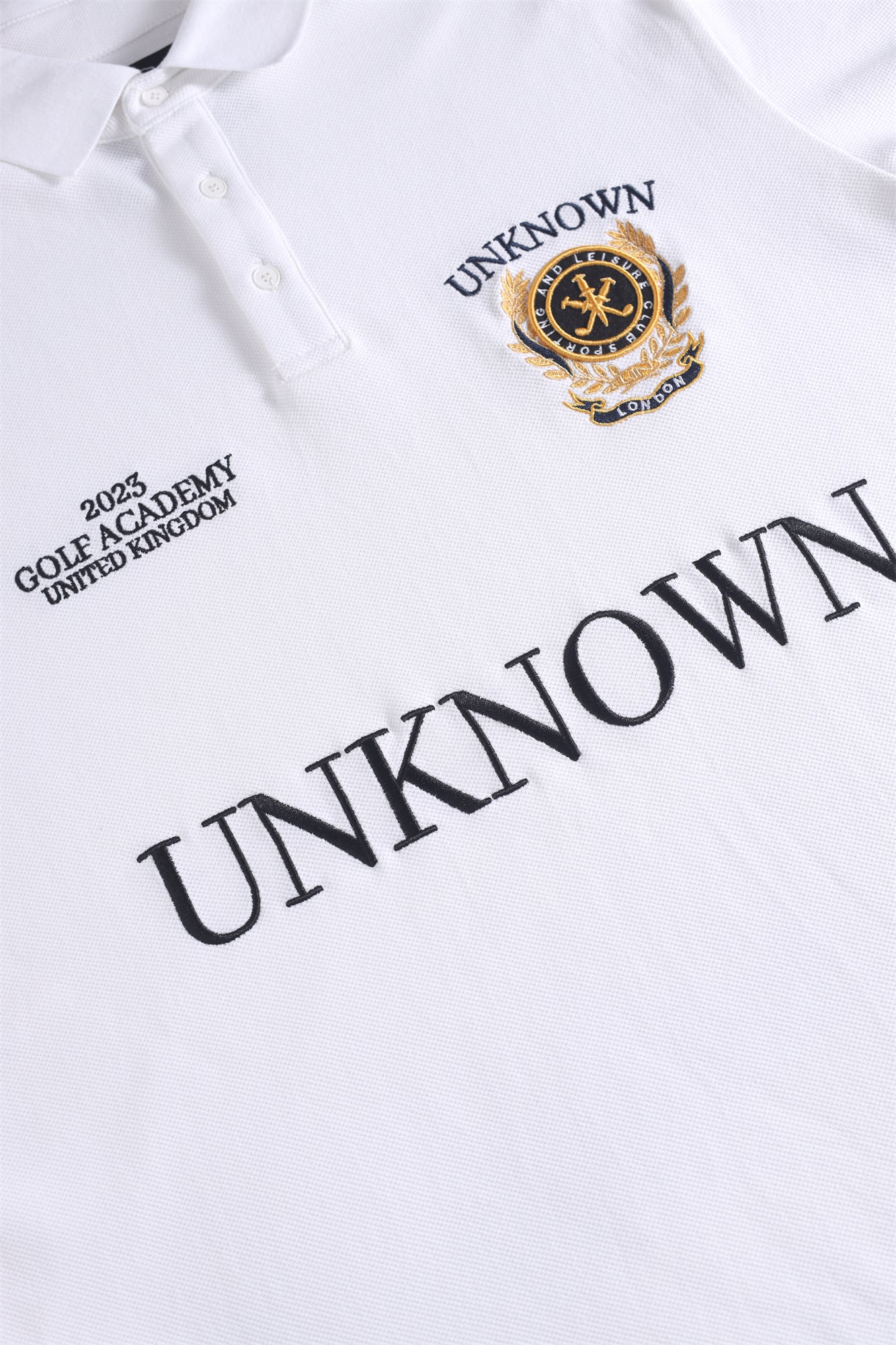 WHITE ACADEMY POLO