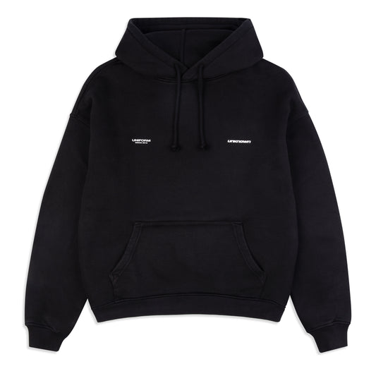 BLACK UNIFORM HOODIE