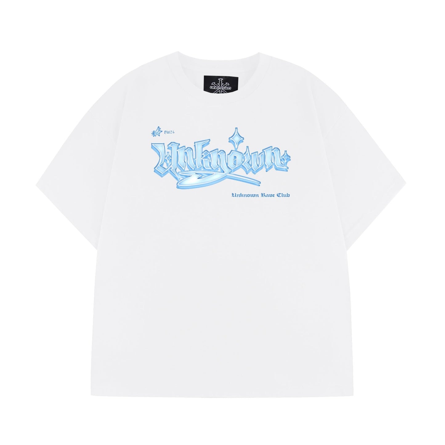 SAMPLE WHITE / BLUE RAVE TEE