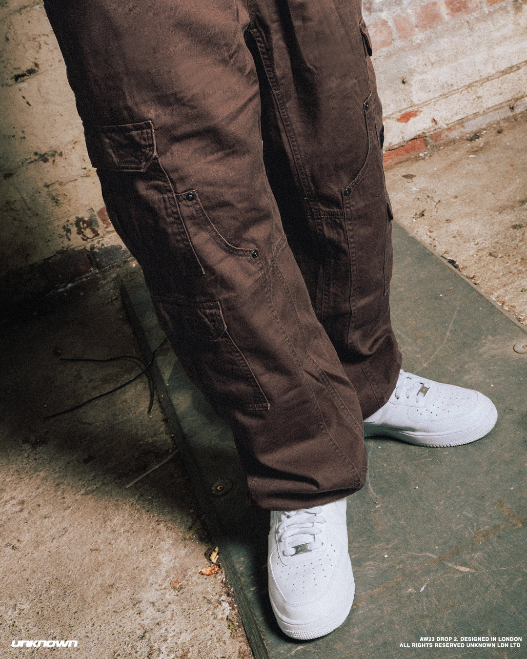 STONEWASHED BROWN CARGOS