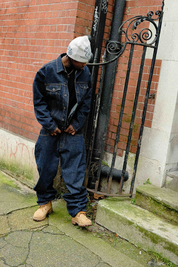 INDIGO TRUCKER JACKET