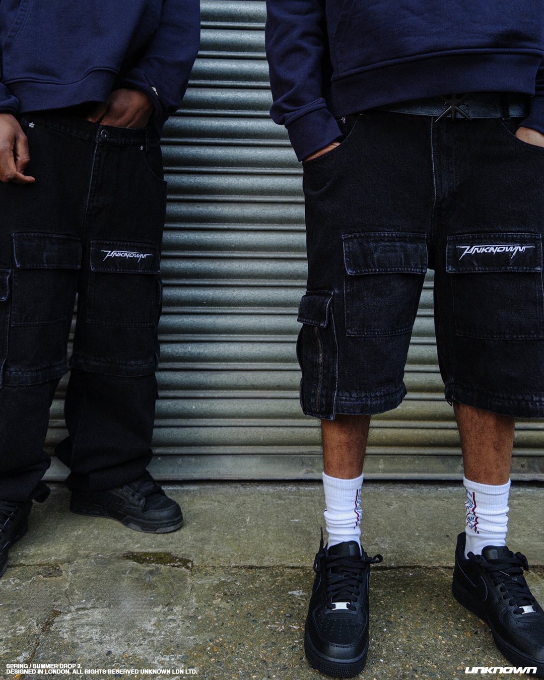 SAMPLE BAGGY ZIP OFF CARGOS