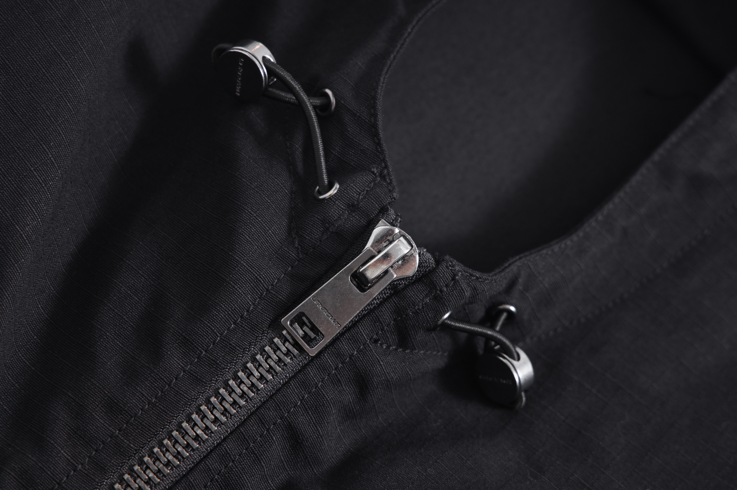 BLACK RHINESTONE CARGO JACKET