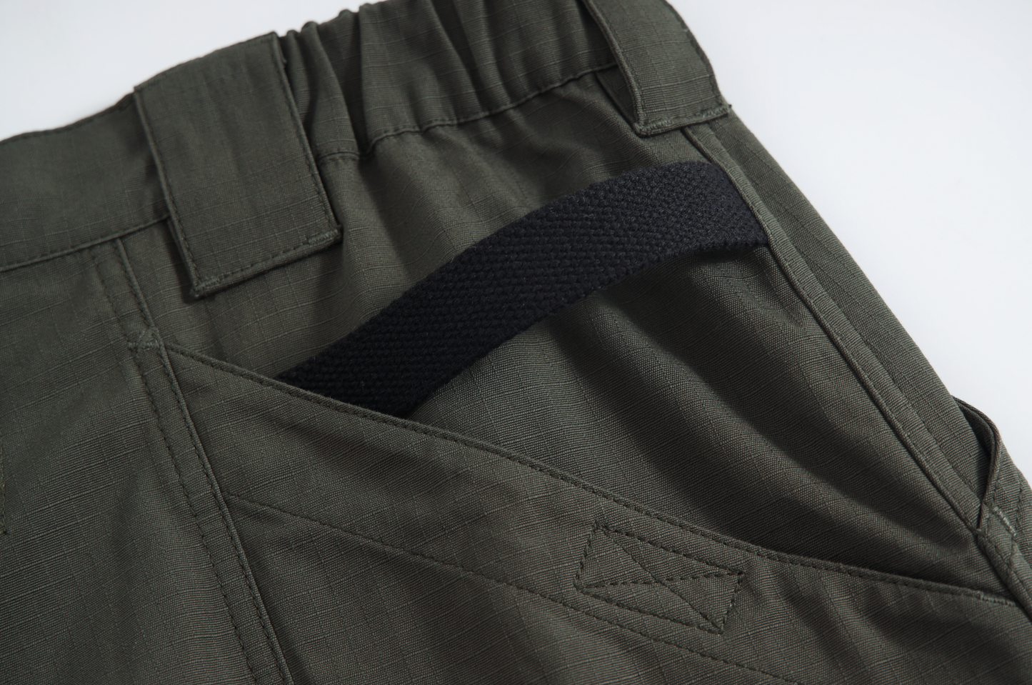 GREEN RHINESTONE CARGO PANTS