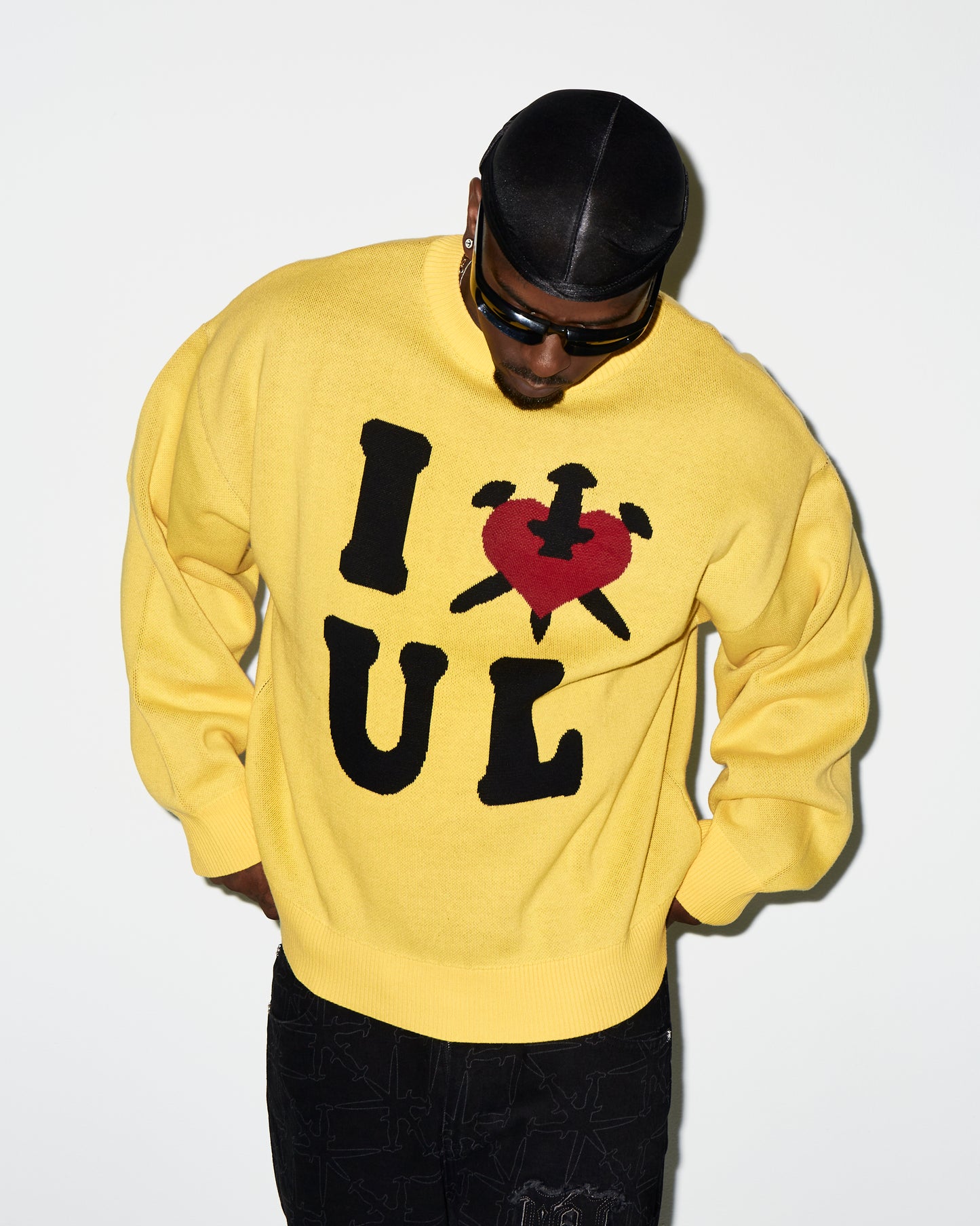 YELLOW I <3 UL KNIT