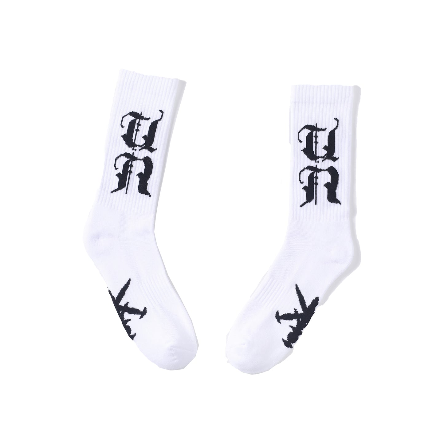 WHITE UN LOGO SOCKS