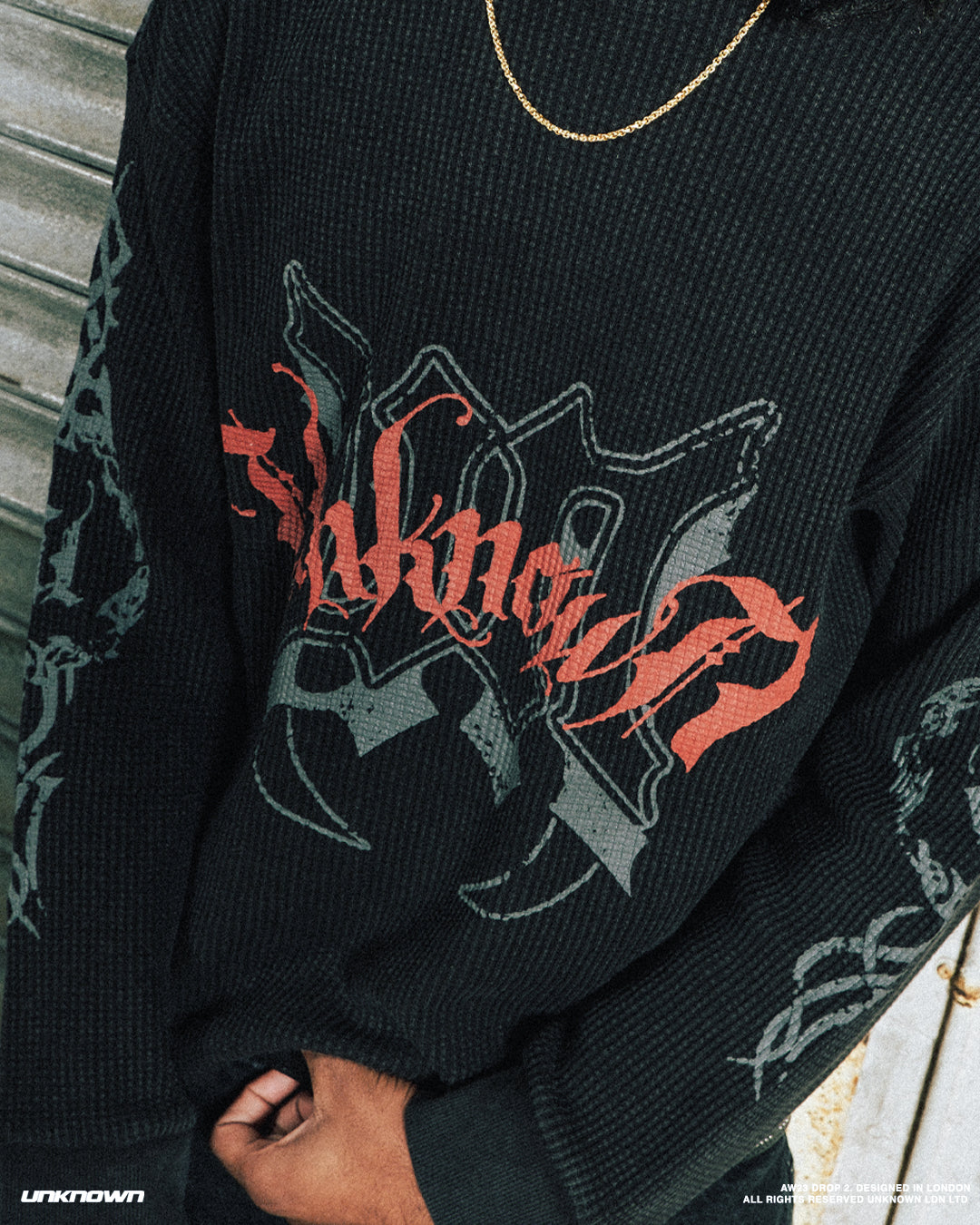 VINTAGE WASHED WAFFLE LONGSLEEVE
