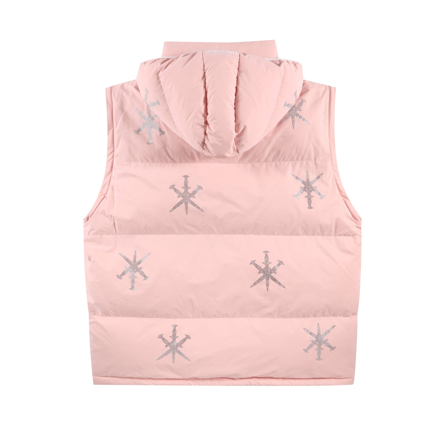 PINK RHINESTONE PUFFER