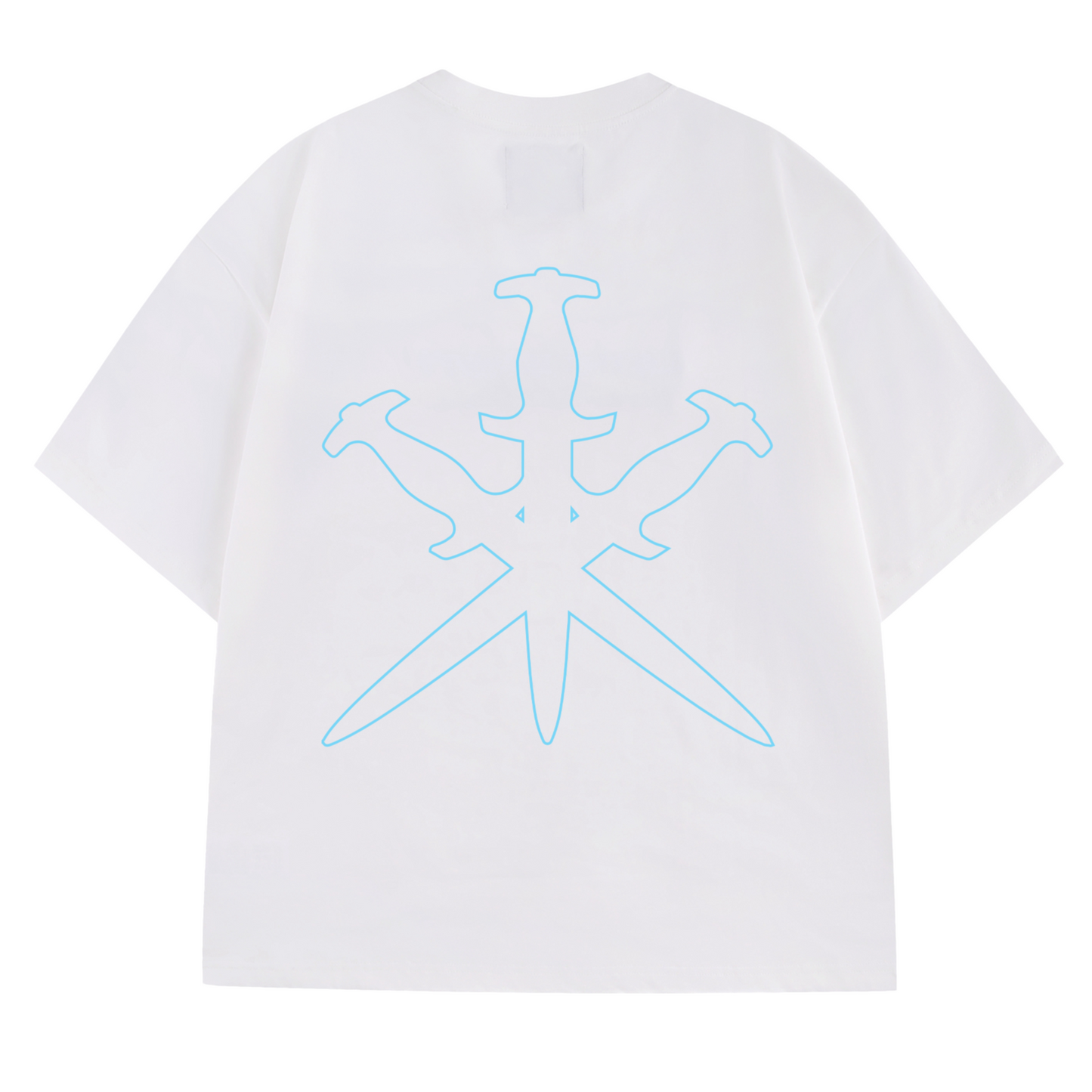 WHITE RETRO LOGO TEE