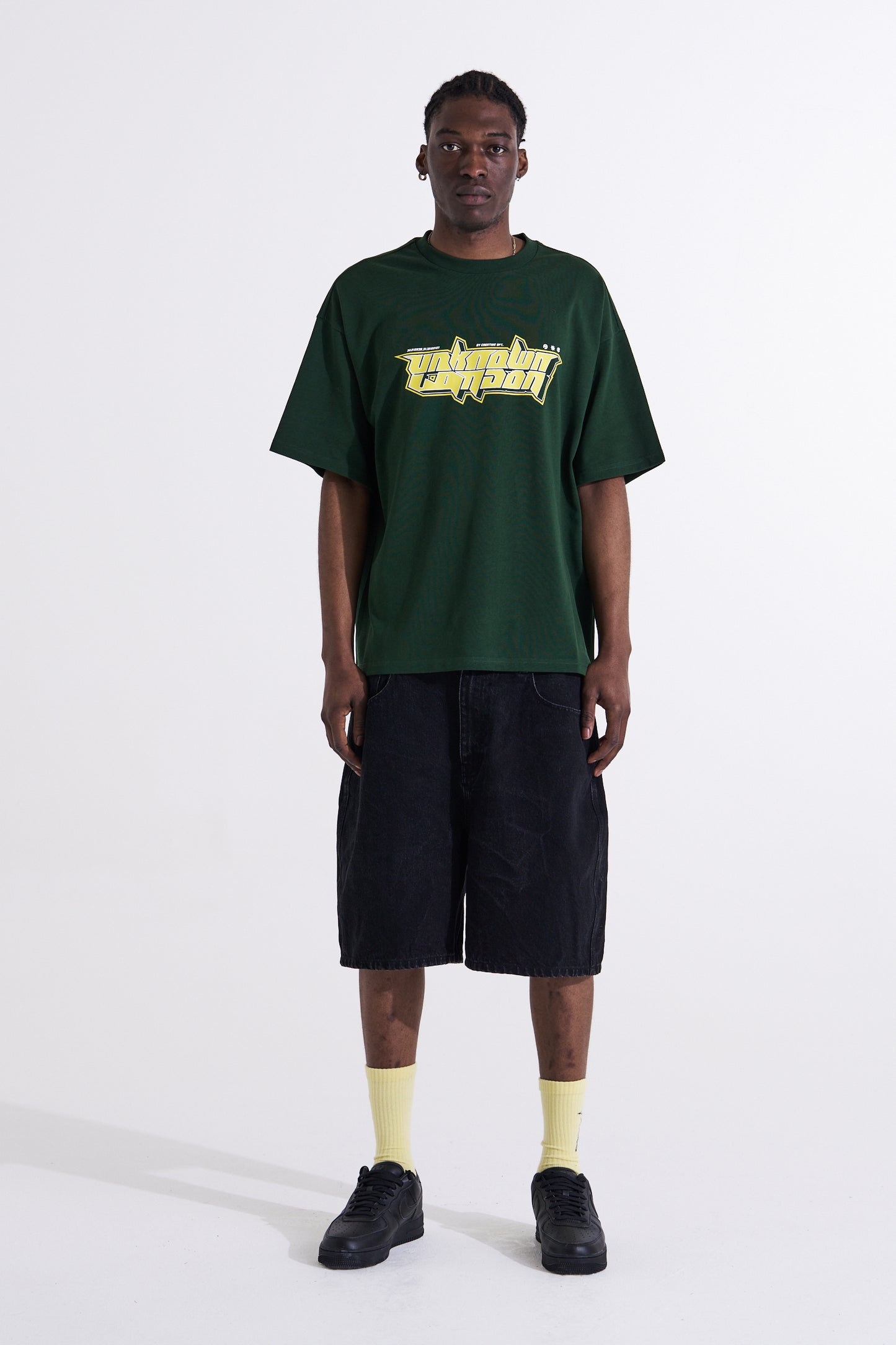 BOTTLE GREEN RETRO TEE