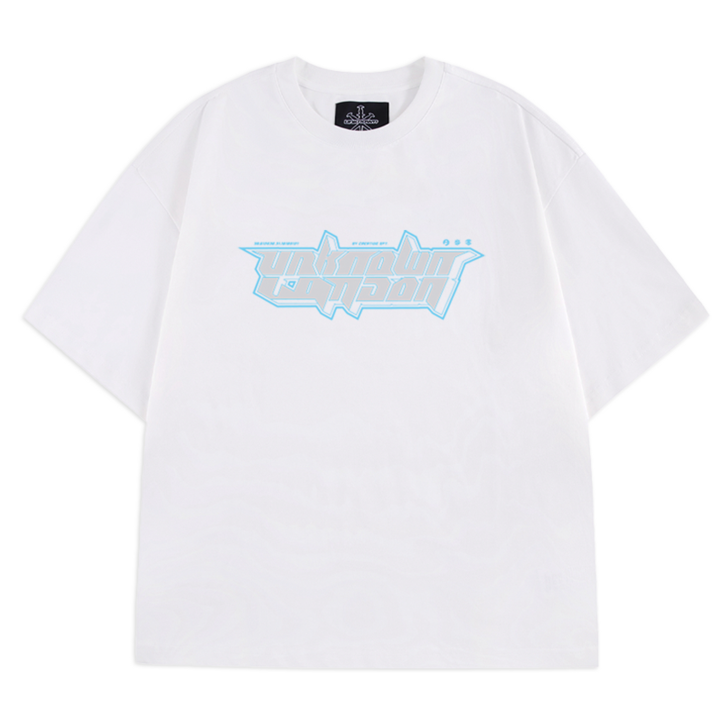 WHITE RETRO LOGO TEE