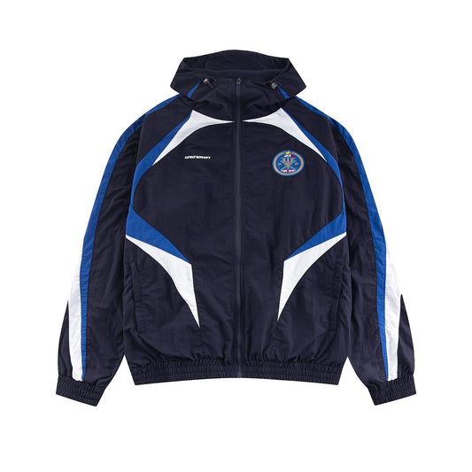 UNKNOWN X VRUNK TRACK JACKET NAVY
