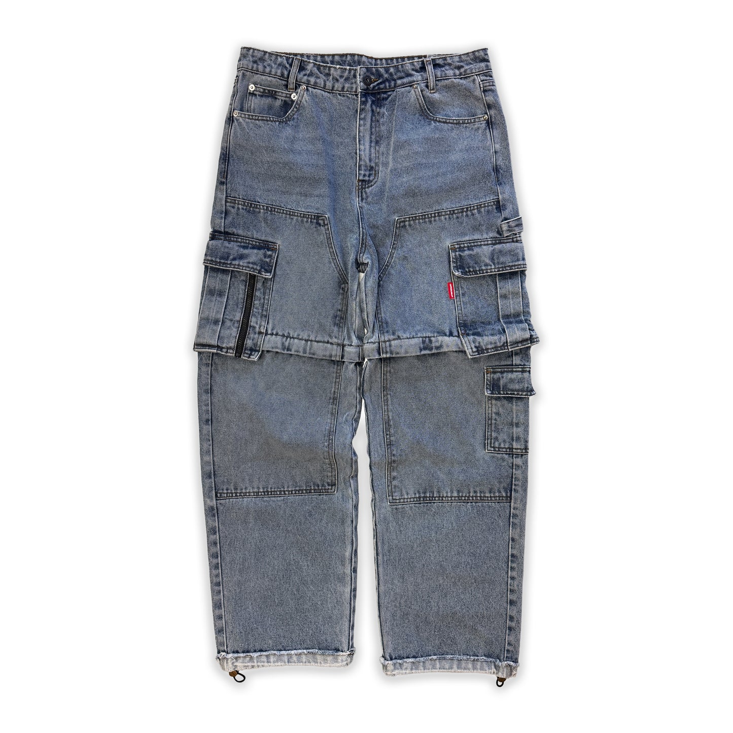 SAMPLE zip off DENIM CARGOS