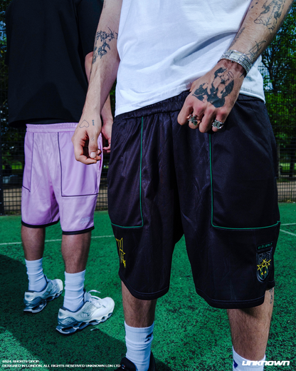 SAMPLE PINK FOOTY SHORTS