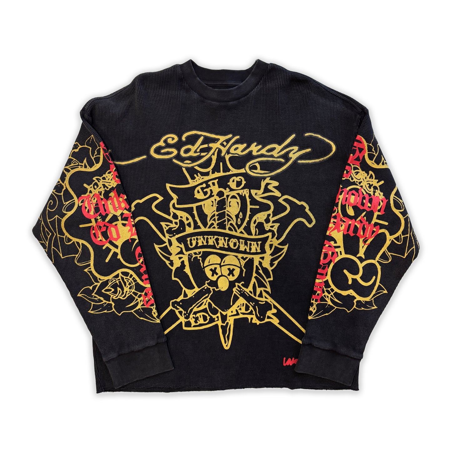 SAMPLE ed hardy WAFFLE - BLACK