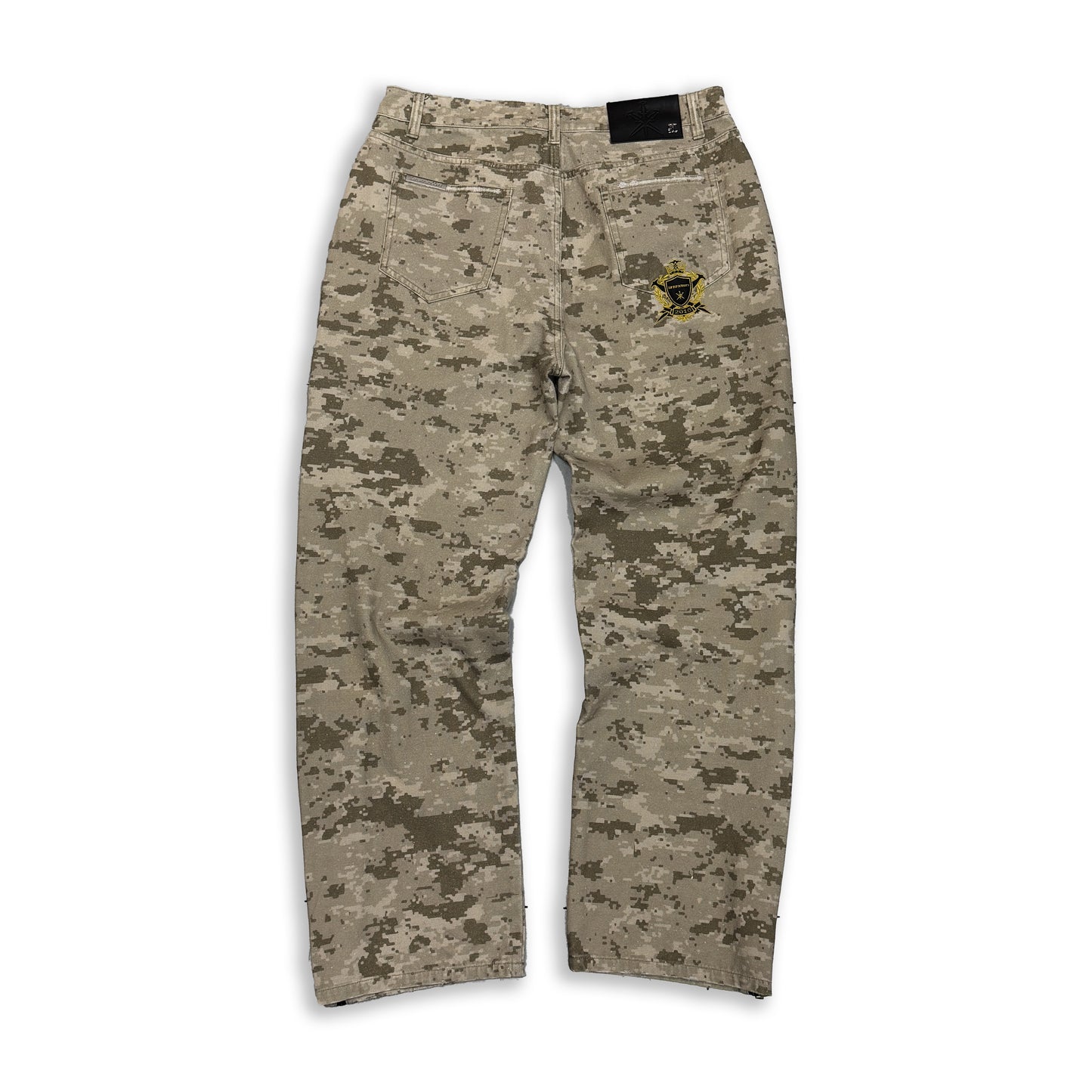 SAMPLE CAMO ZIP DENIM