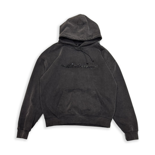 SAMPLE RHINESTONE SCRIPT HOODIE