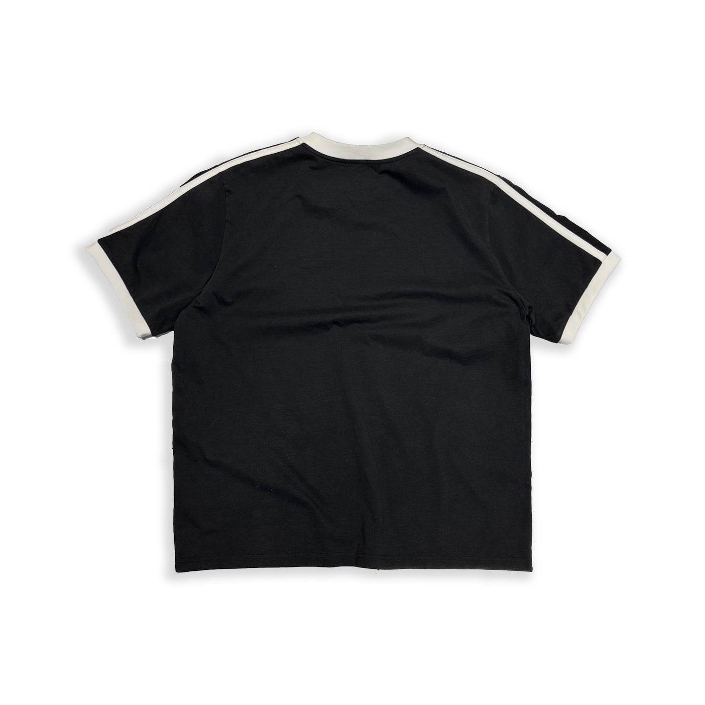 SAMPLE COLLEGE STRIPE TEE - BLACK