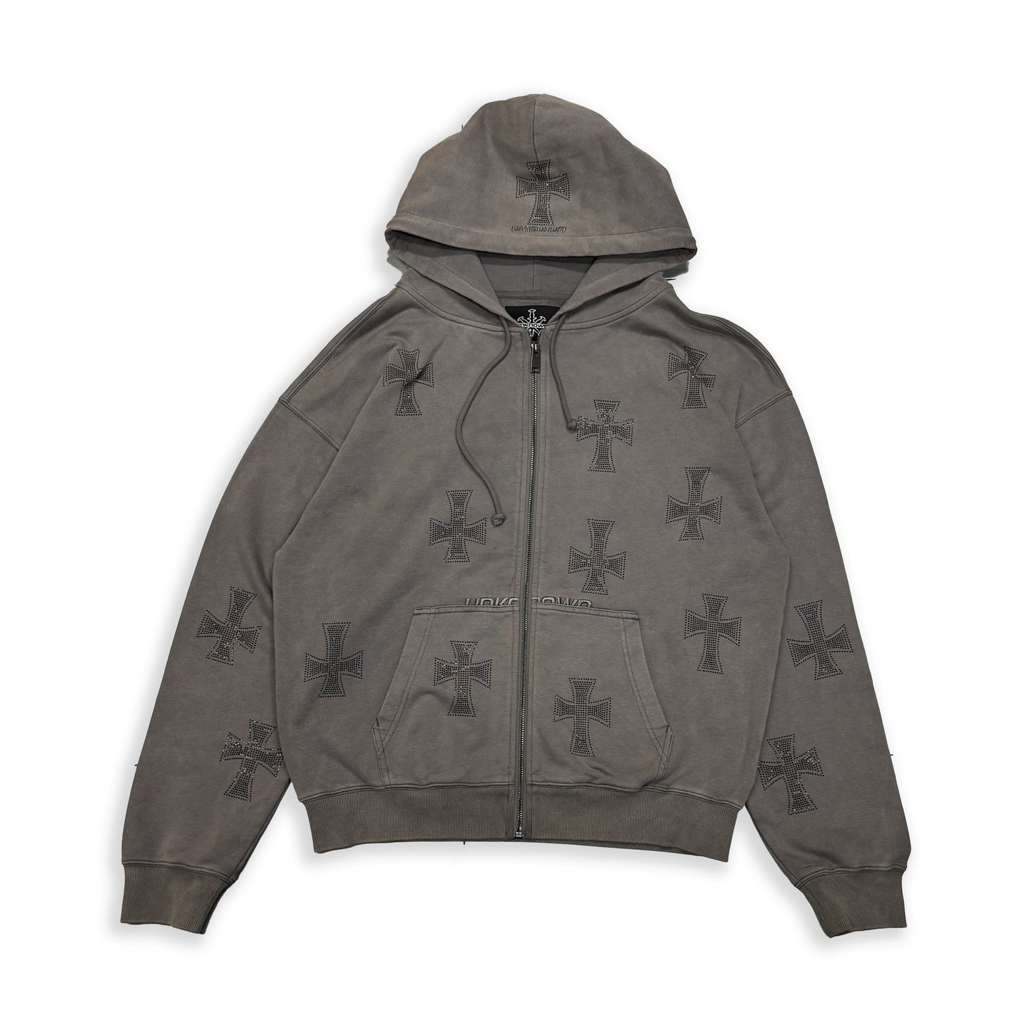 SAMPLE WASHED RHINESTONE HOODIE