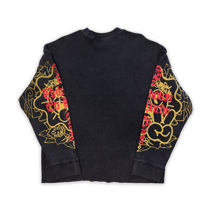 SAMPLE ed hardy WAFFLE - BLACK