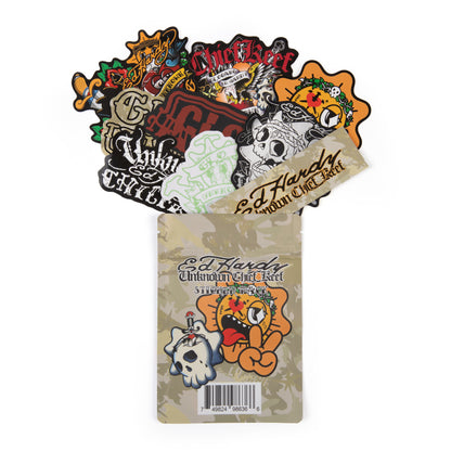 CHIEF KEEF X ED HARDY X UNKNOWN STICKER PACK