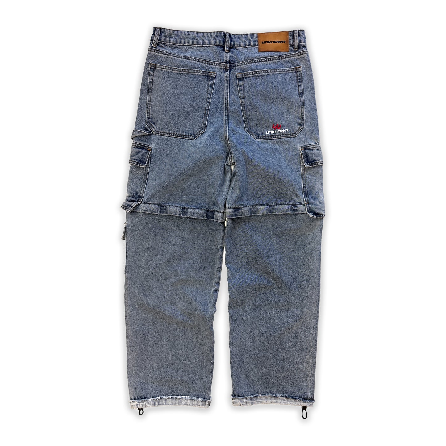 SAMPLE zip off DENIM CARGOS