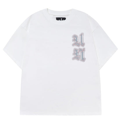 ICED OUT TEE - WHITE PINK