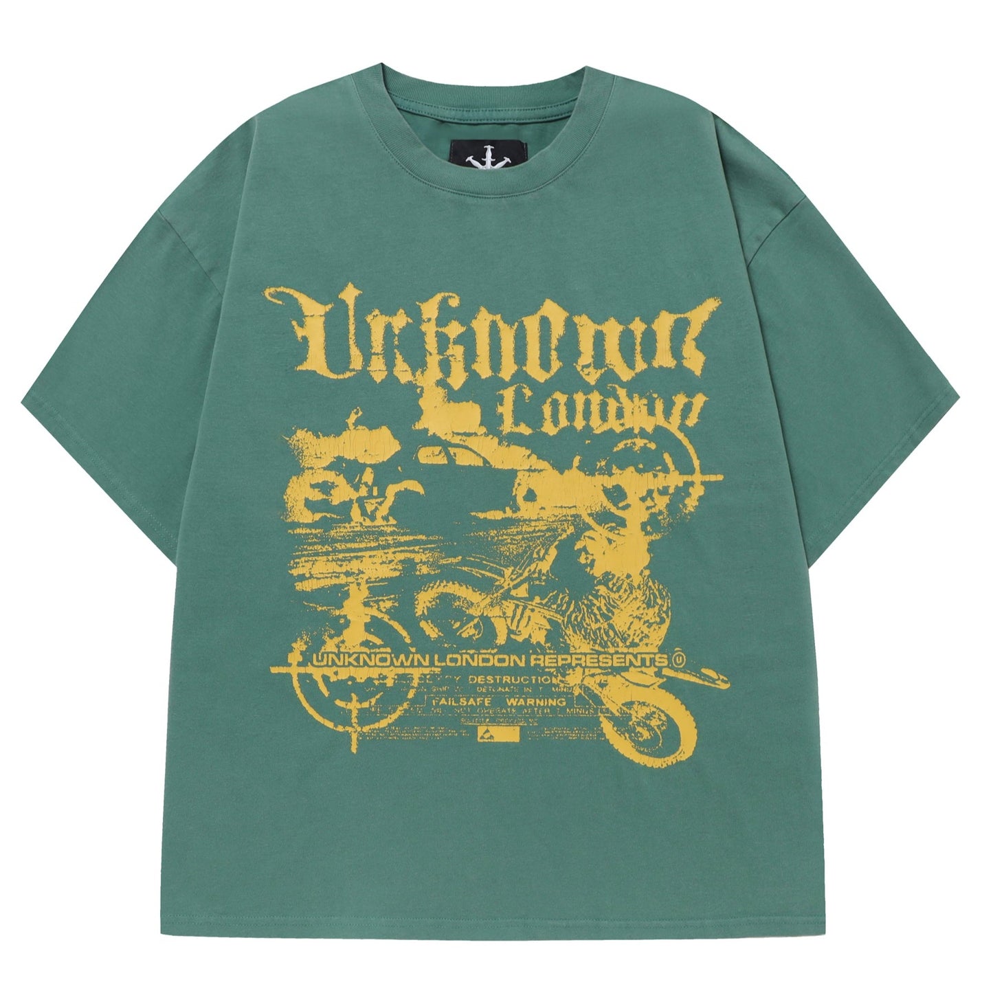 VINTAGE PRINT TEE - GREEN