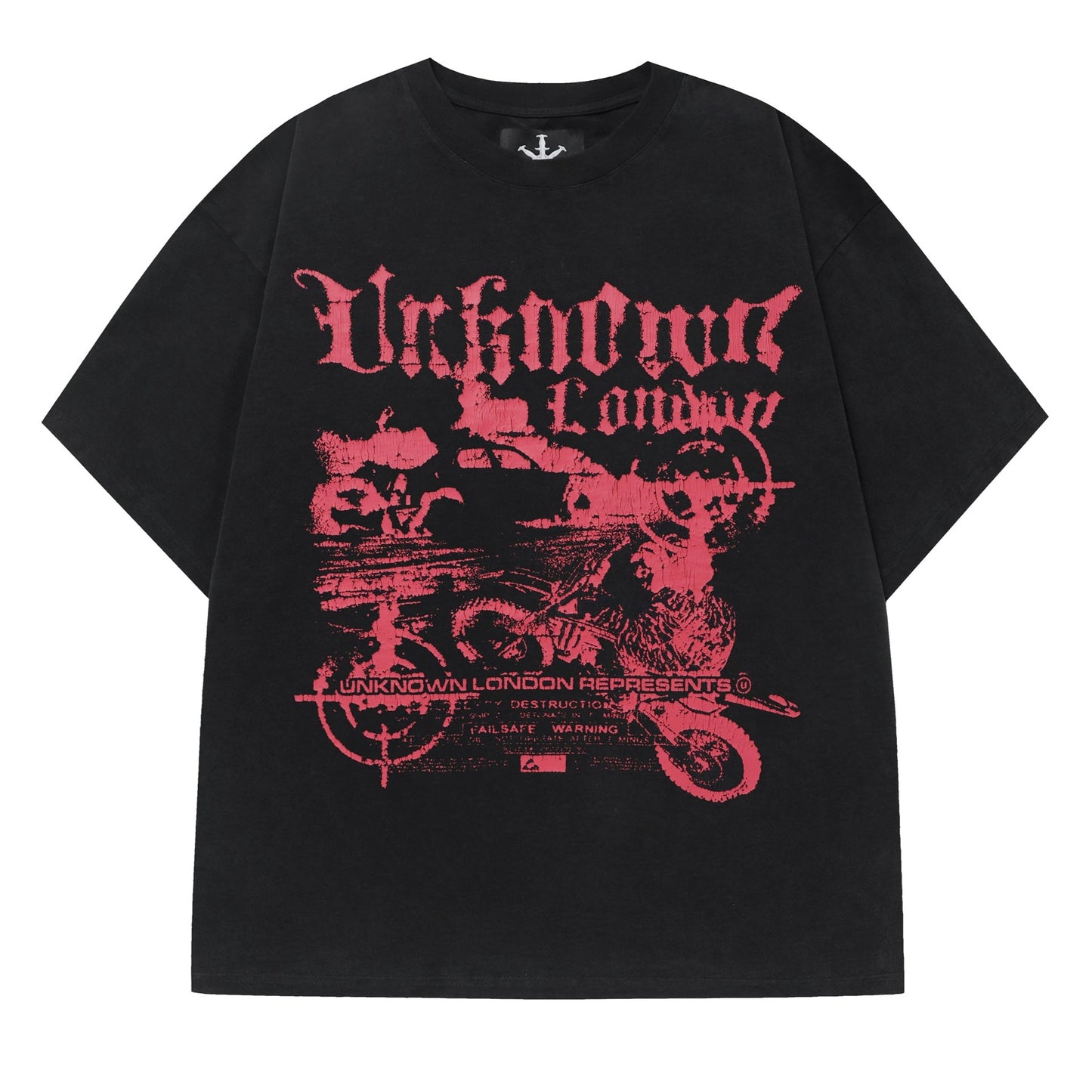 VINTAGE PRINT TEE - BLACK