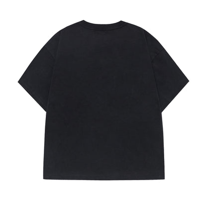 VINTAGE PRINT TEE - BLACK