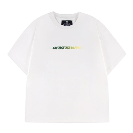 WHITE MULTI LOGO TEE