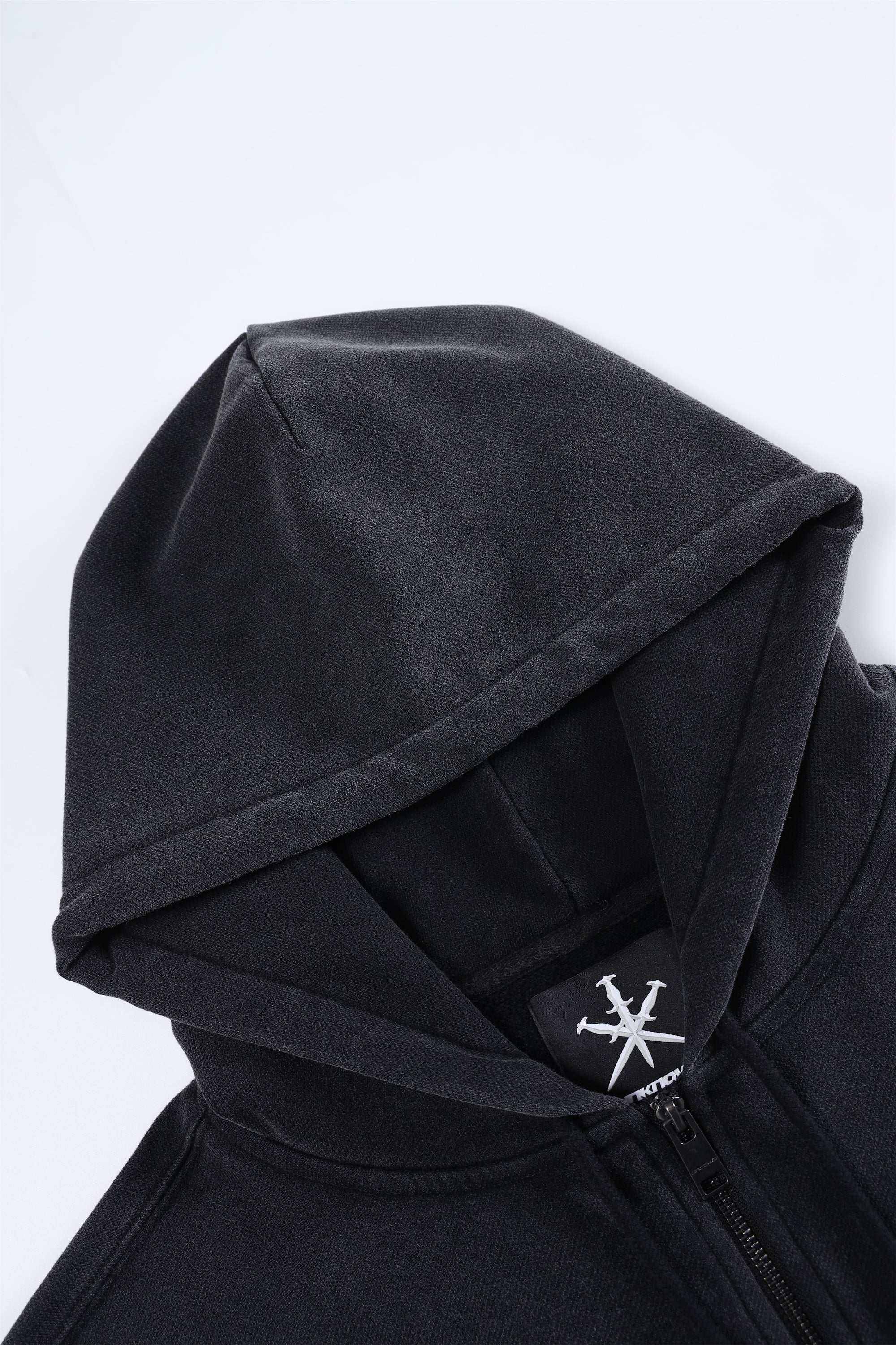 DAGGER PATCH ZIP HOODIE – Unknown London