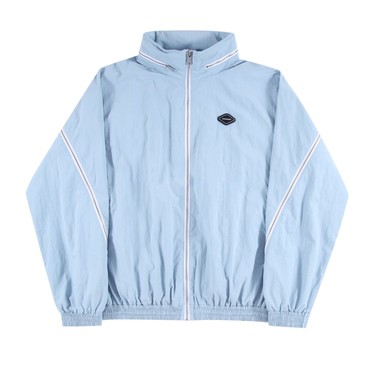 BABY BLUE ZIP TRACK JACKET