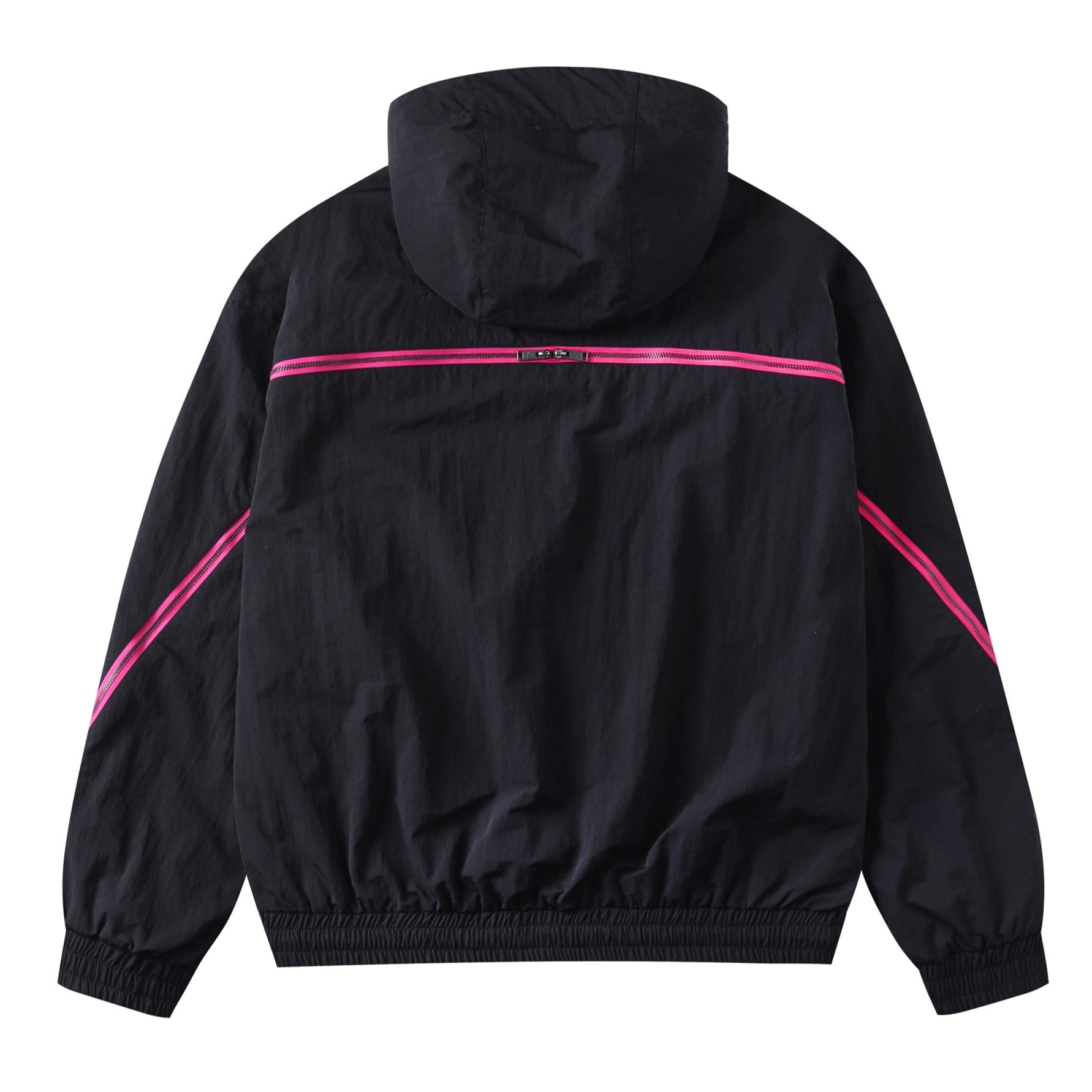 Black and outlet pink windbreaker