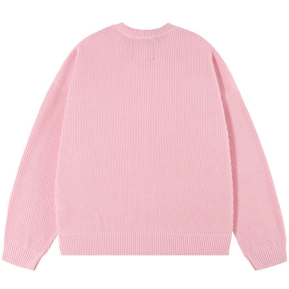 PINK COLLEGE KNIT