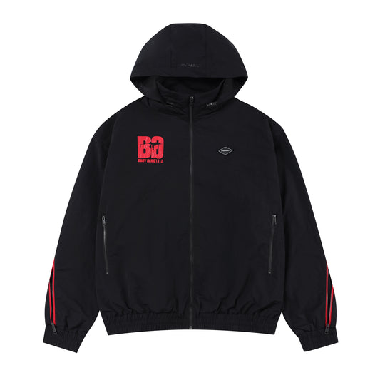 BABY GANG TRACK TOP BLACK / RED