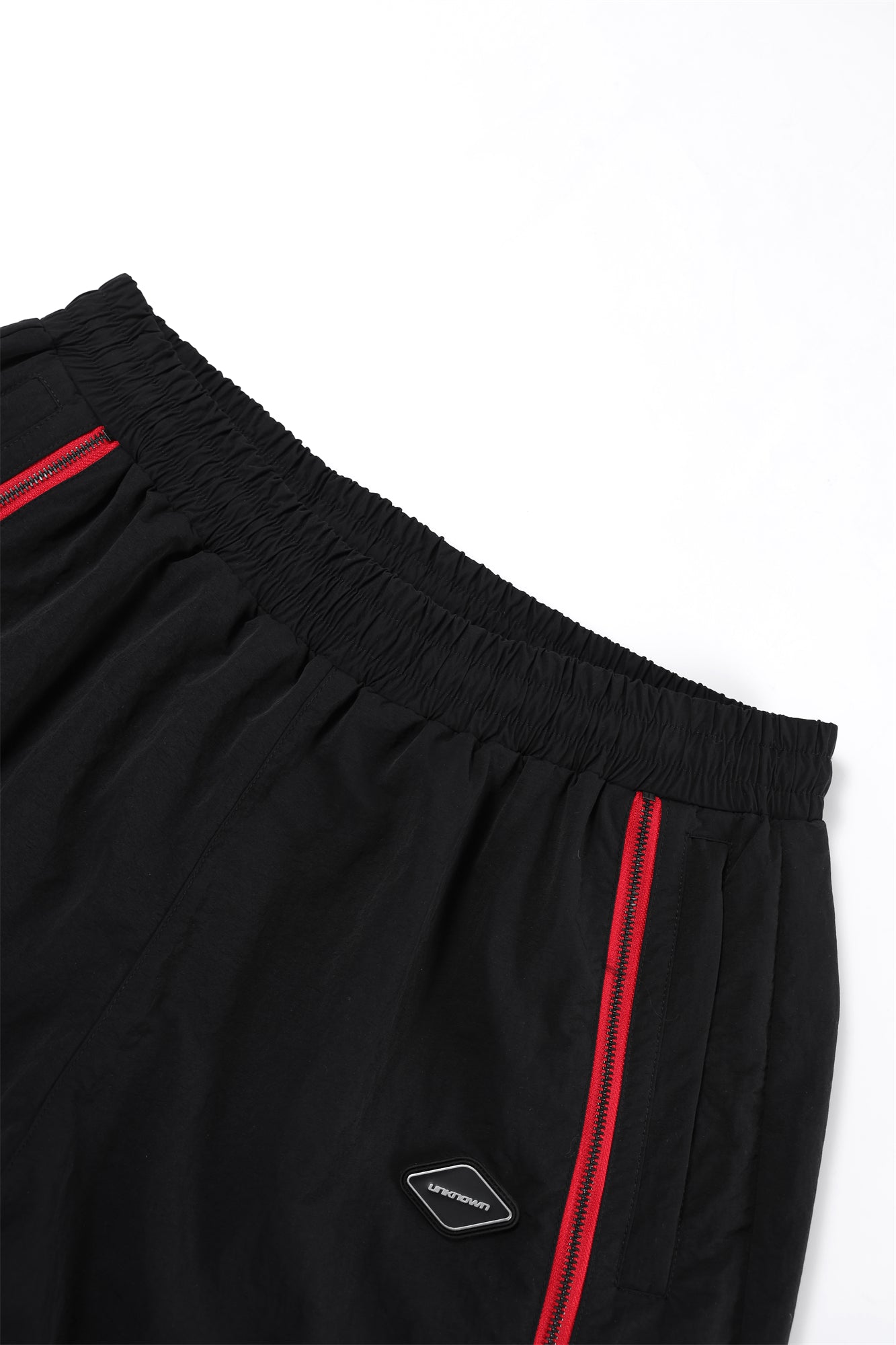 BABY GANG TRACK PANTS BLACK / RED