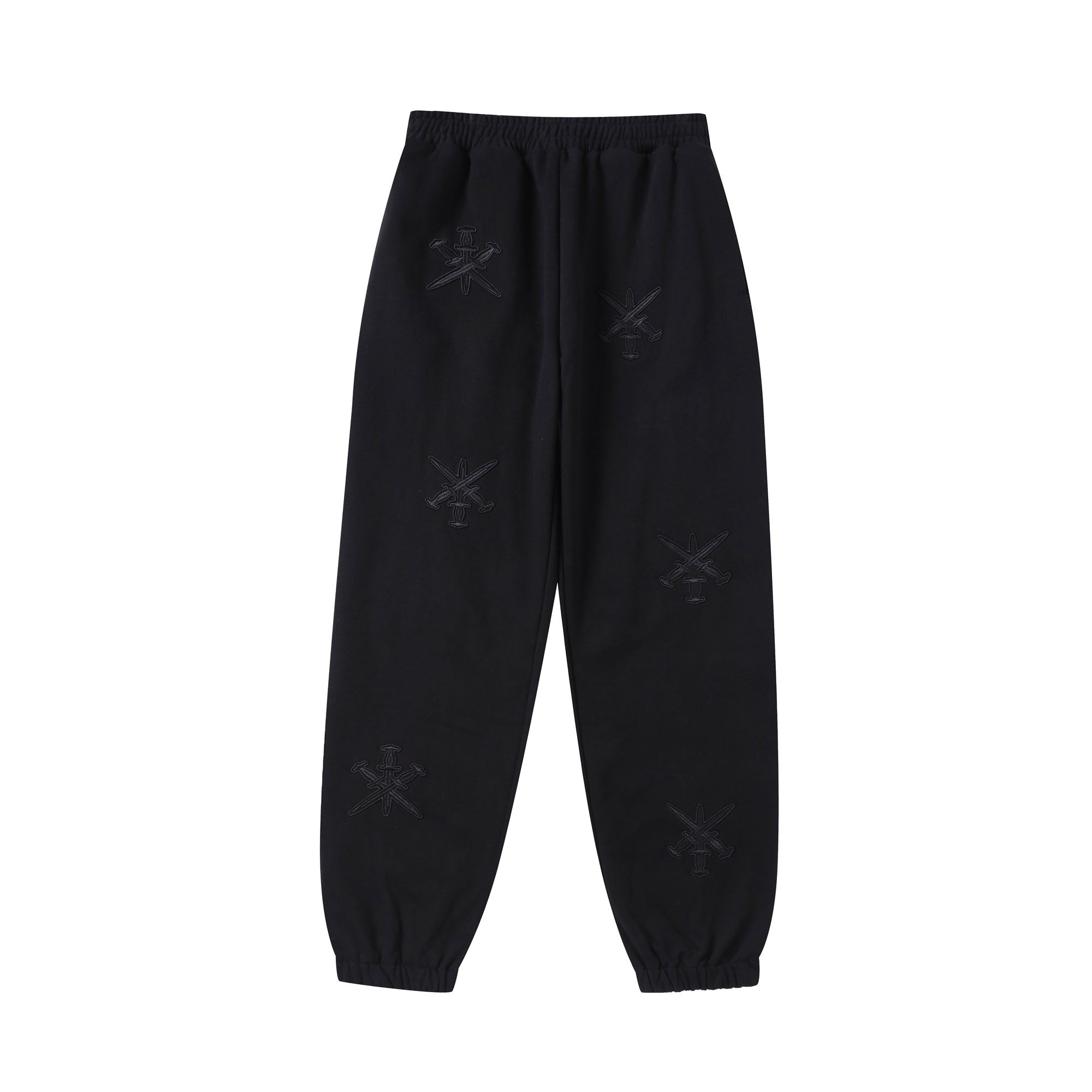 UNKNOWN LONDON にくかっ / Dagger Rhinestone Joggers