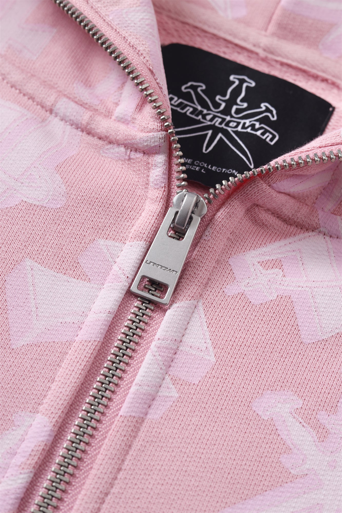 FULL ZIP HOODIE - PINK